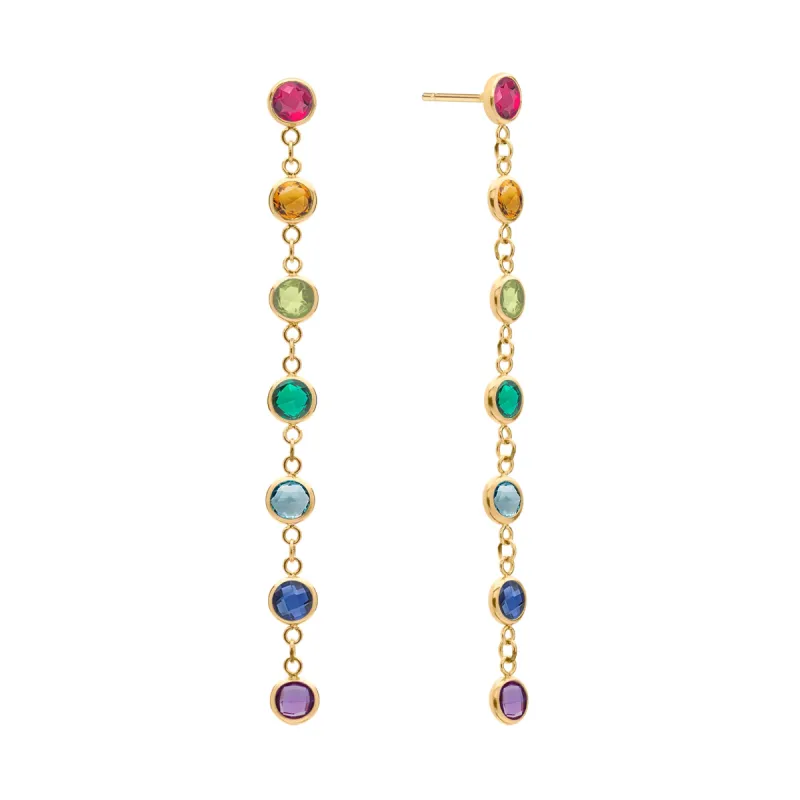 Rainbow Earrings in 14k Gold sold by Haverhill