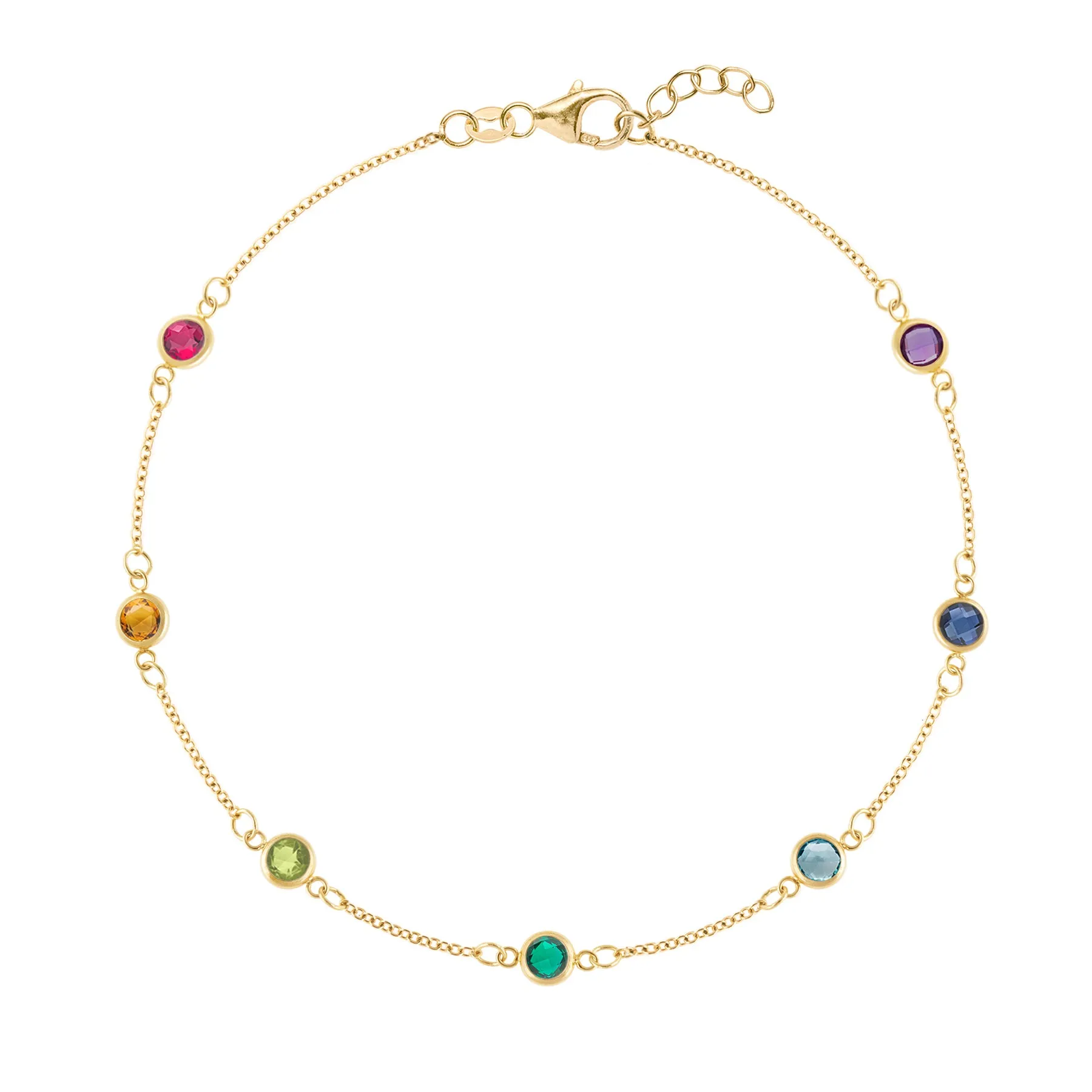 Rainbow Bracelet in 14k Gold sold by Haverhill