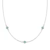 Bayberry 3 Nantucket Blue Topaz Necklace in 14k Gold (December) sold by Haverhill