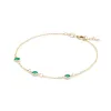 Bayberry 3 Emerald Bracelet in 14k Gold (May) sold by Haverhill