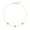 Bayberry 3 Emerald Bracelet in 14k Gold (May) sold by Haverhill