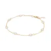 Petite 7 Birthstone Bracelet in 14k Gold sold by Haverhill