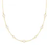 Petite 7 Birthstone Necklace in 14k Gold sold by Haverhill