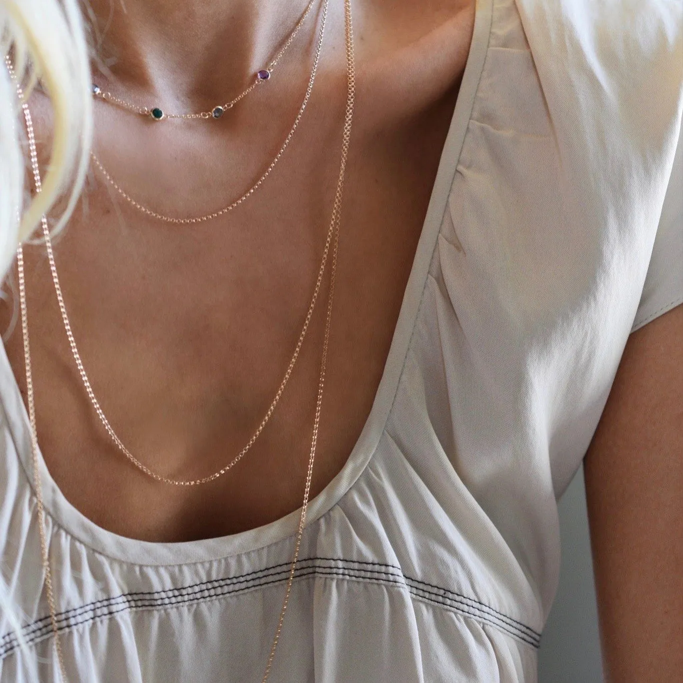 Mia Necklace in 14k Gold sold by Haverhill product image thumbnail 3