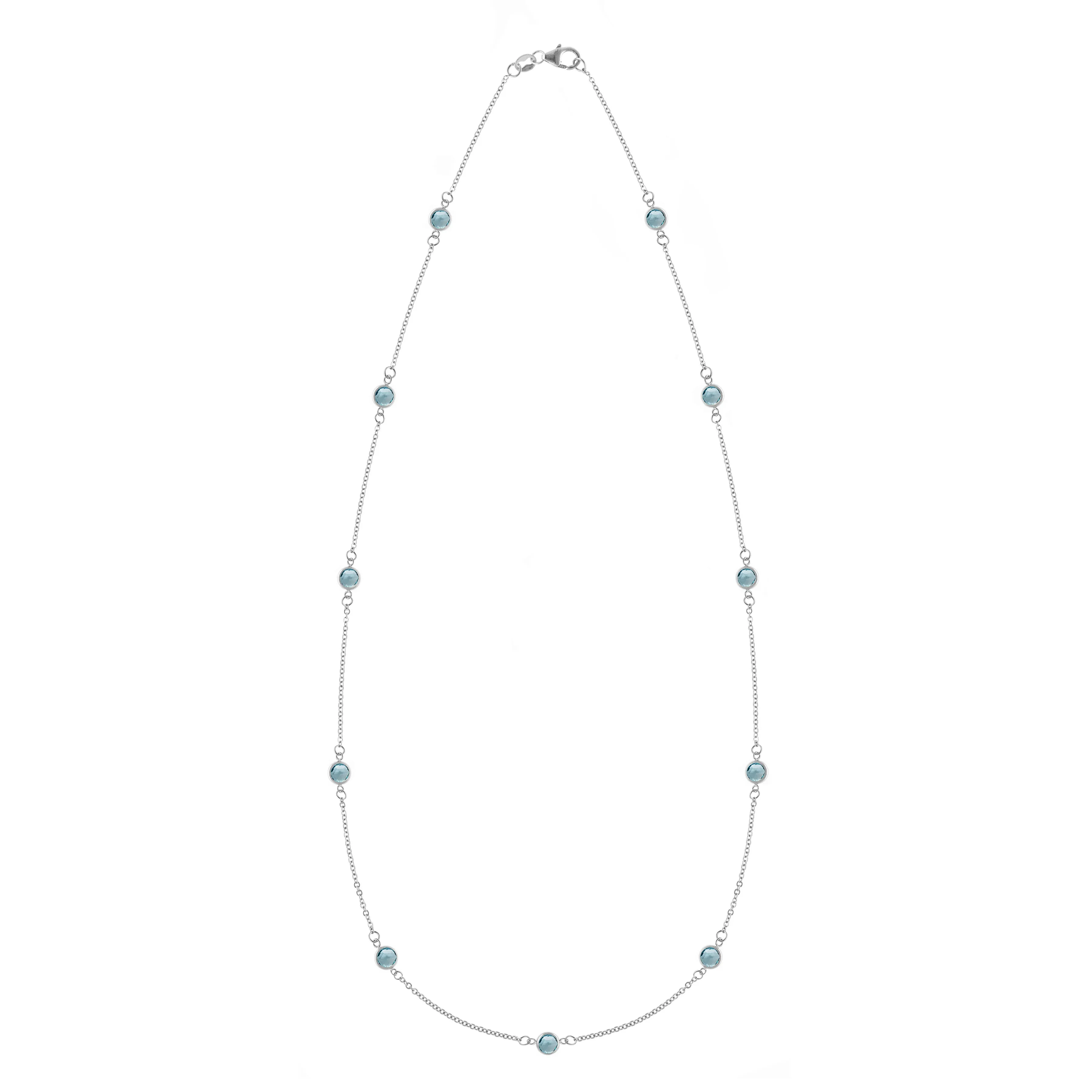 Bayberry 11 Nantucket Blue Topaz Necklace in 14k Gold (December) sold by Haverhill product image thumbnail 5