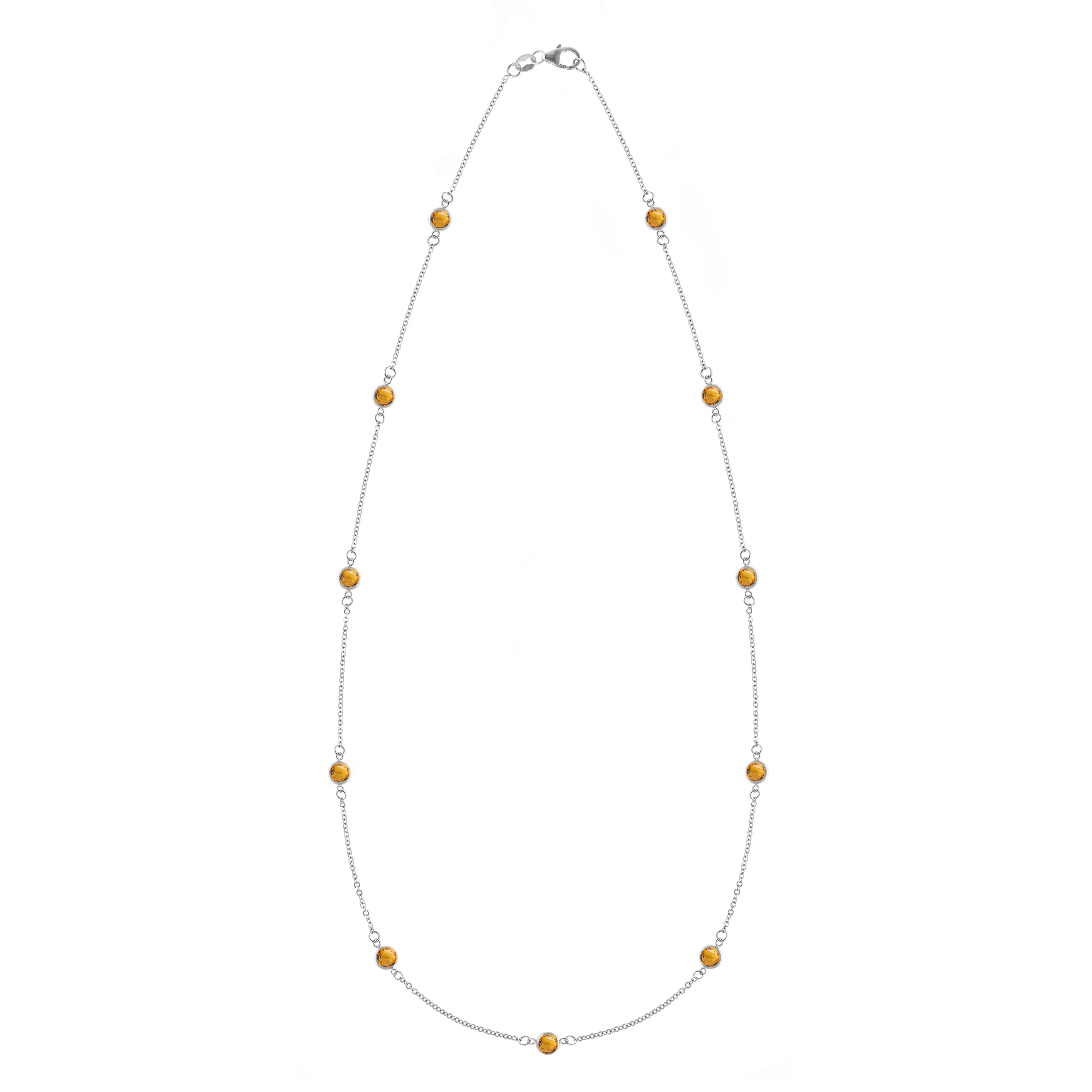 Bayberry 11 Citrine Necklace in 14k Gold (November) sold by Haverhill product image thumbnail 3