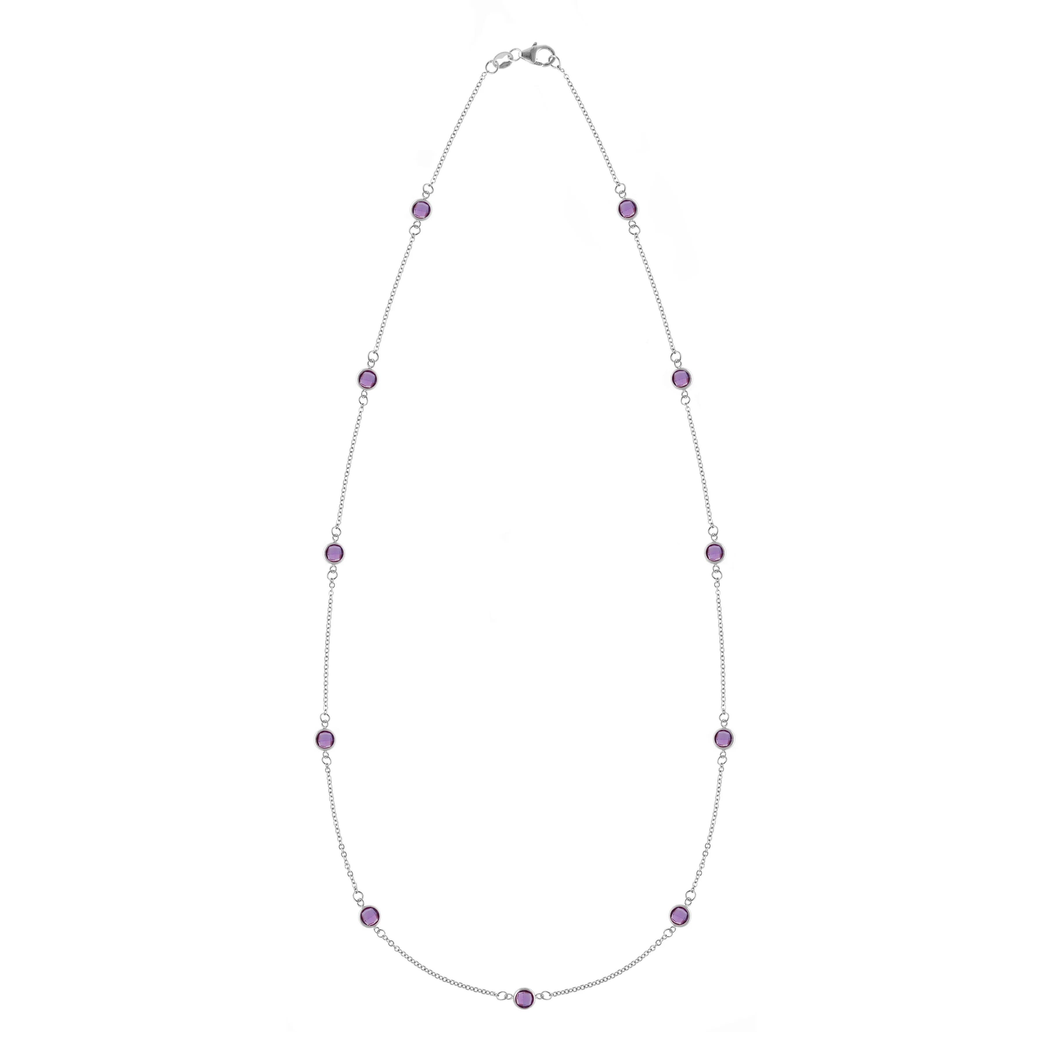 Bayberry 11 Amethyst Necklace in 14k Gold (February) sold by Haverhill product image thumbnail 5