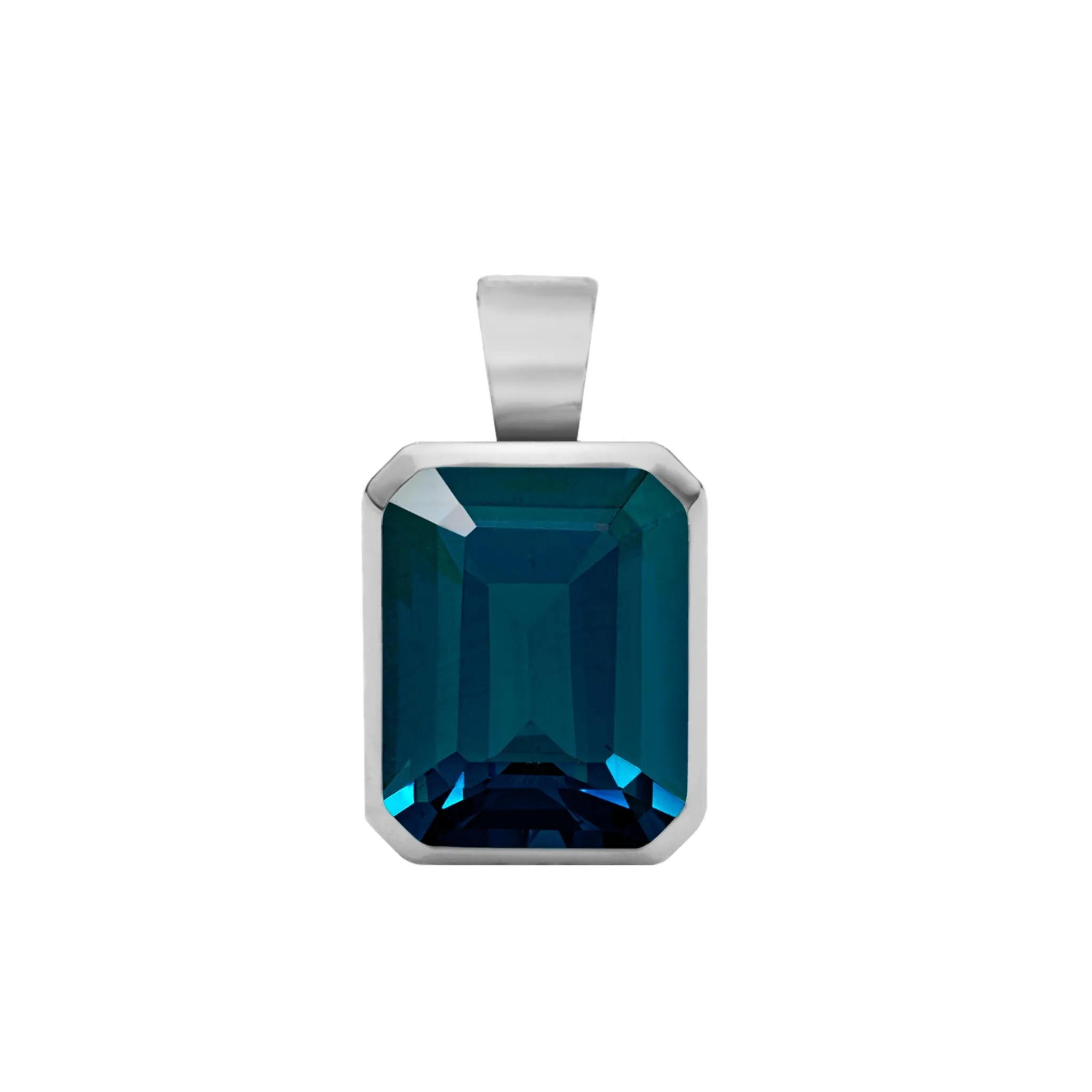 Warren Atlantic Blue Topaz Pendant in 14k Gold (December) sold by Haverhill product image thumbnail 5
