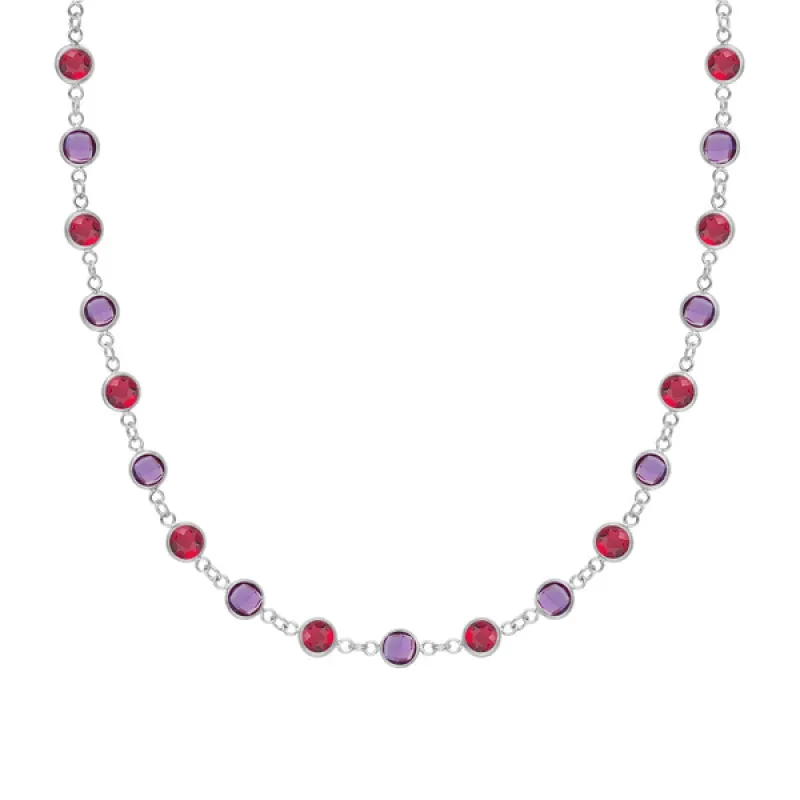 Personalized Newport Birthstone Necklace in 14k Gold sold by Haverhill