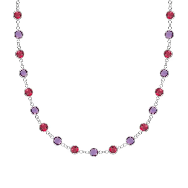 Personalized Newport Birthstone Necklace in 14k Gold sold by Haverhill