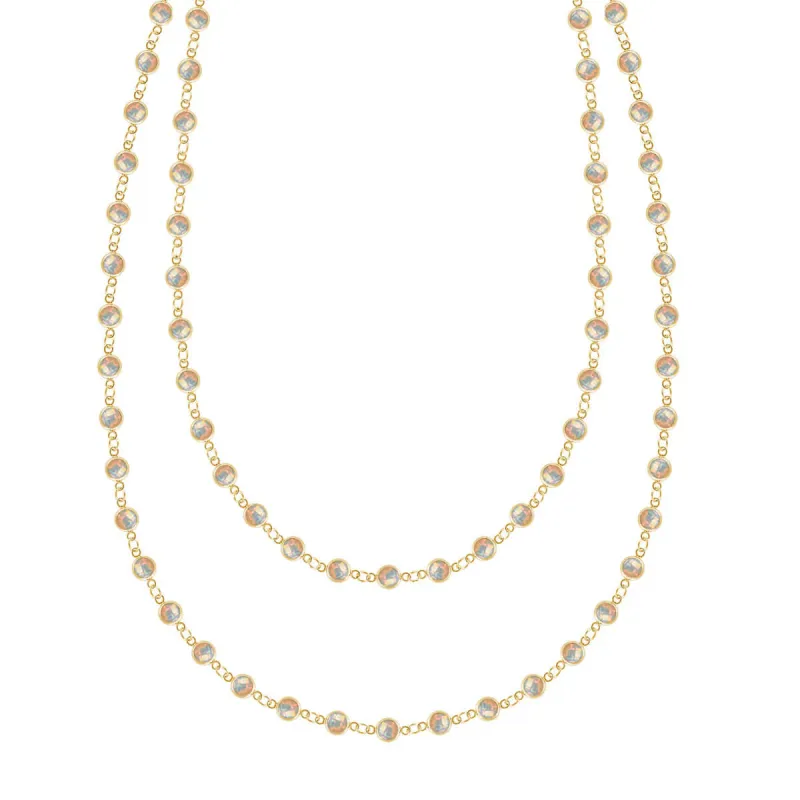 Newport Opal Long Necklace in 14k Gold (October) sold by Haverhill