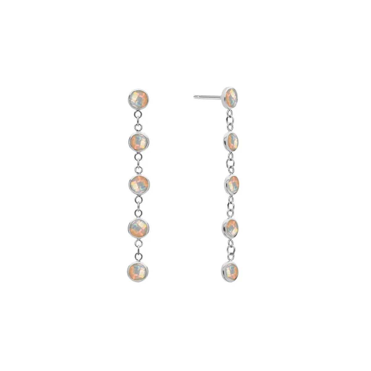 Newport Opal Earrings in 14k Gold (October) sold by Haverhill product image thumbnail 5