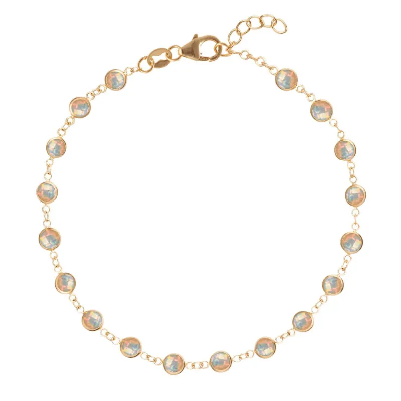 Newport Opal Bracelet in 14k Gold (October) sold by Haverhill