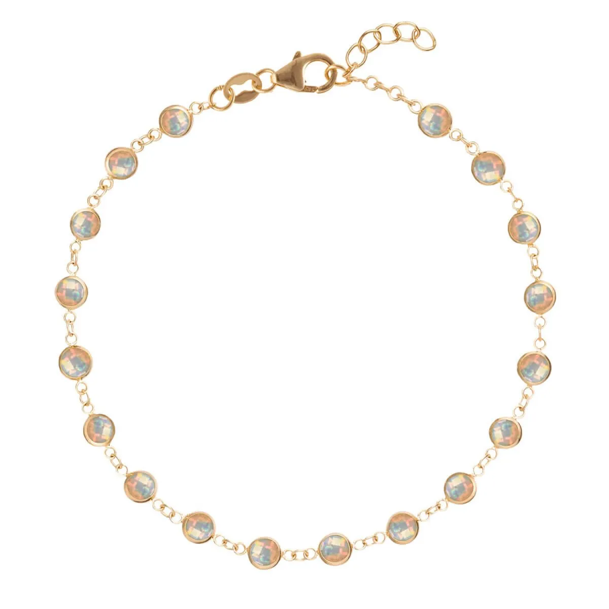 Newport Opal Bracelet in 14k Gold (October) sold by Haverhill
