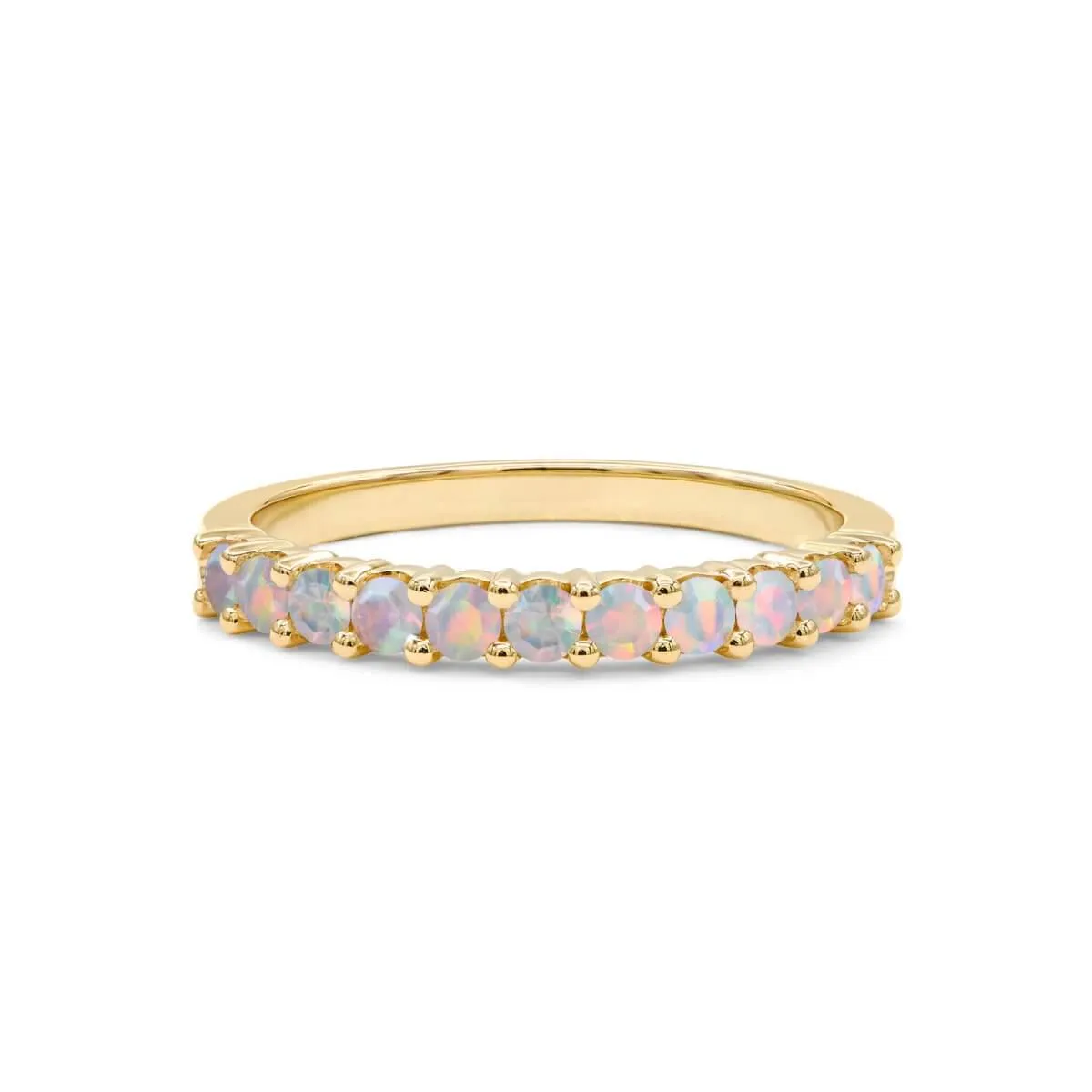 Rosecliff Opal Stackable Ring in 14k Gold (October) sold by Haverhill product image thumbnail 5