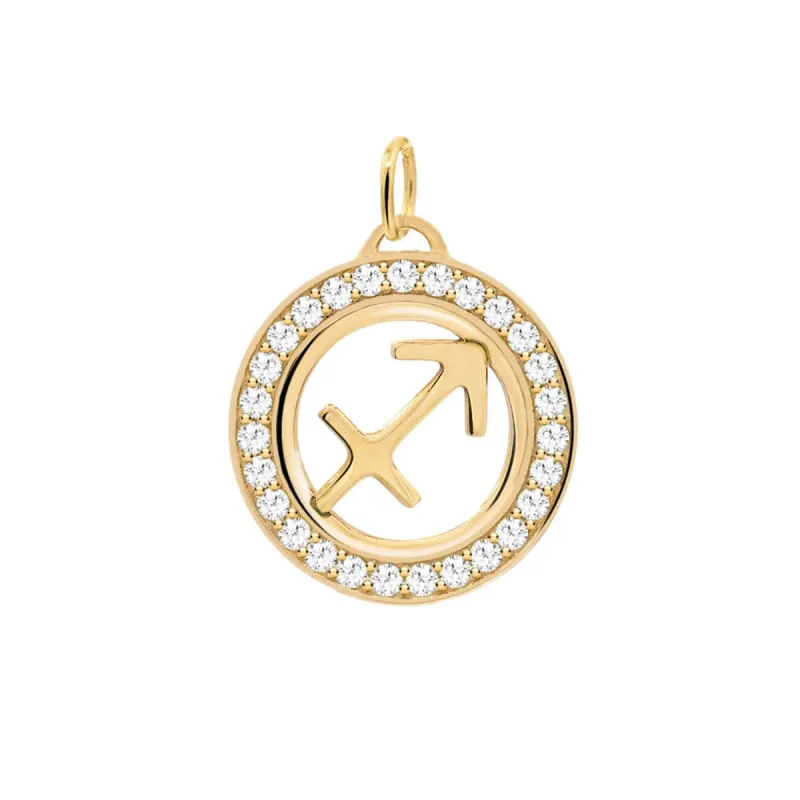Sagittarius & Birthstone Pendant in 14k Gold sold by Haverhill