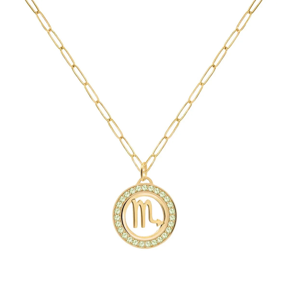 Scorpio & Birthstone Pendant in 14k Gold sold by Haverhill product image thumbnail 4