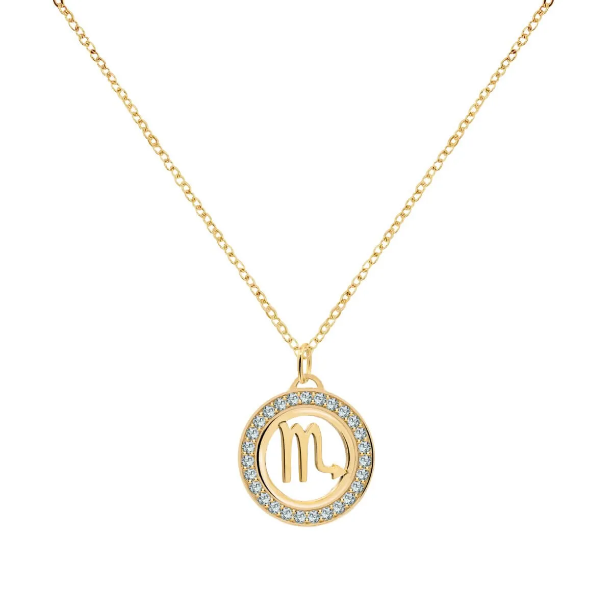 Scorpio & Birthstone Pendant in 14k Gold sold by Haverhill product image thumbnail 5