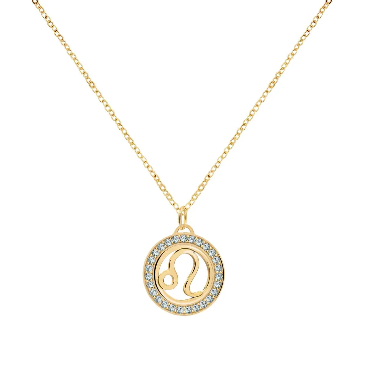 Leo & Birthstone Pendant in 14k Gold sold by Haverhill product image thumbnail 4