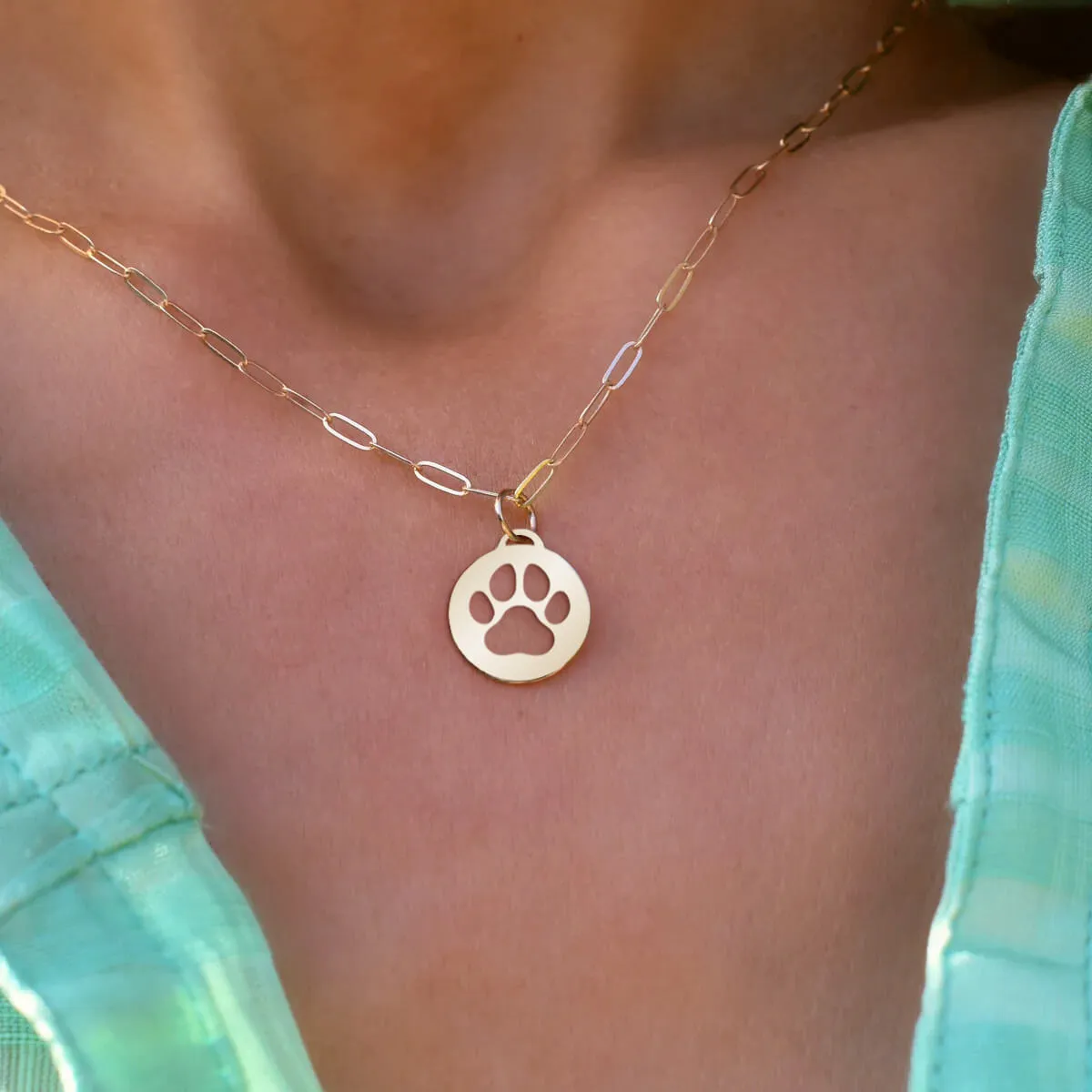 Paw Pendant in 14k Gold sold by Haverhill product image thumbnail 3