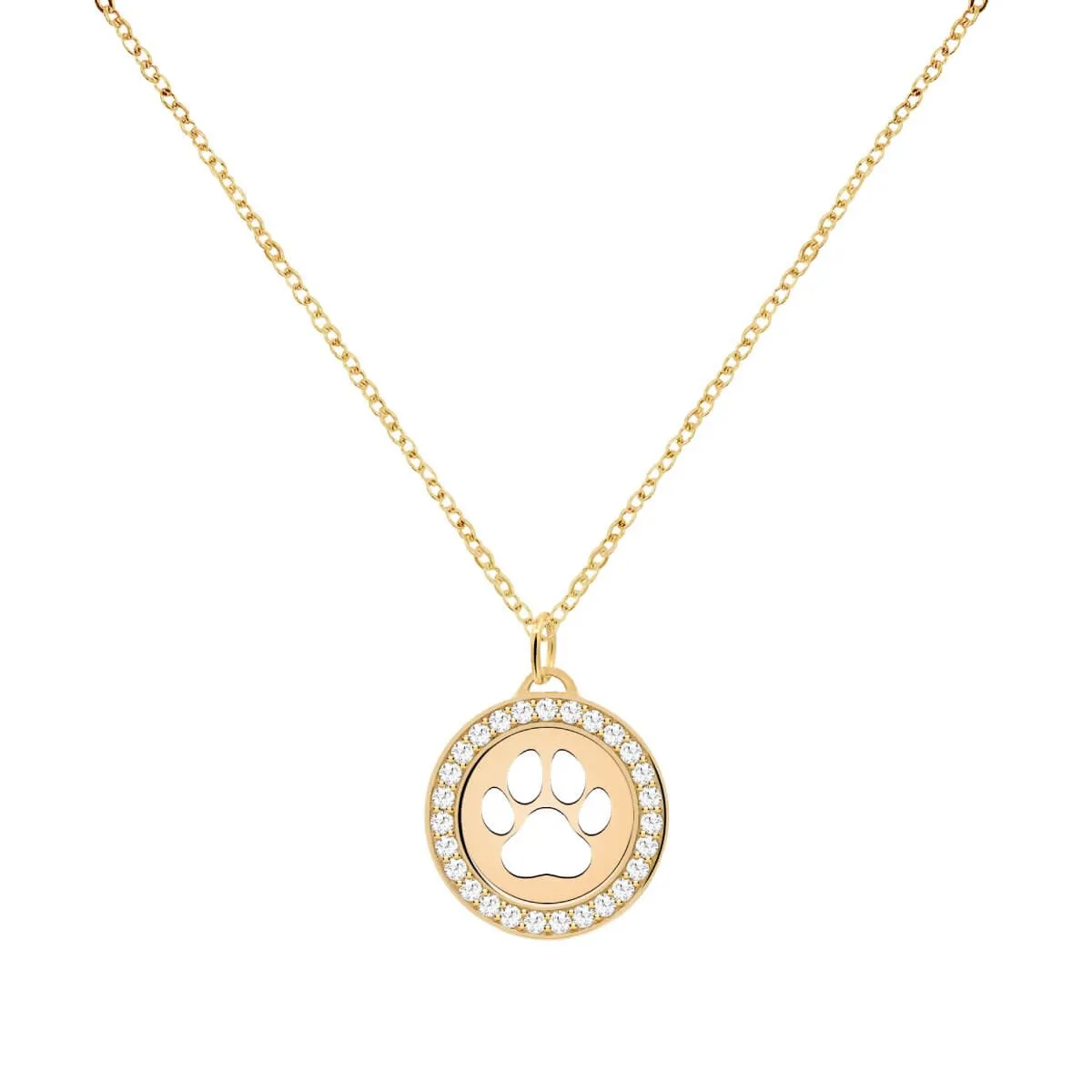 Paw & Diamond Pendant in 14k Gold (April) sold by Haverhill product image thumbnail 4