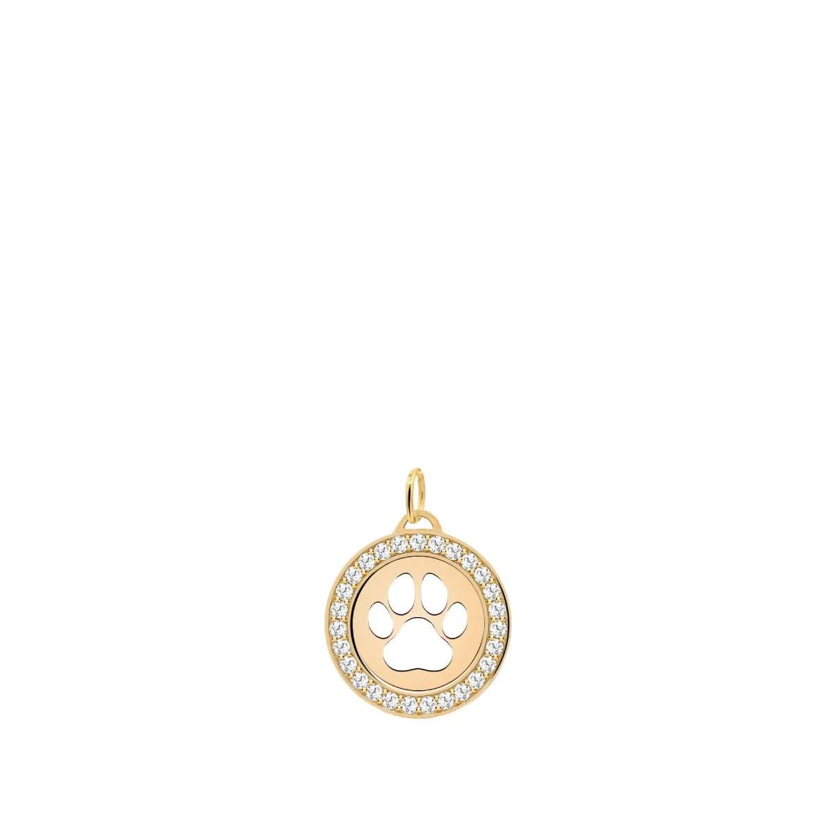 Paw & Birthstone Pendant in 14k Gold sold by Haverhill