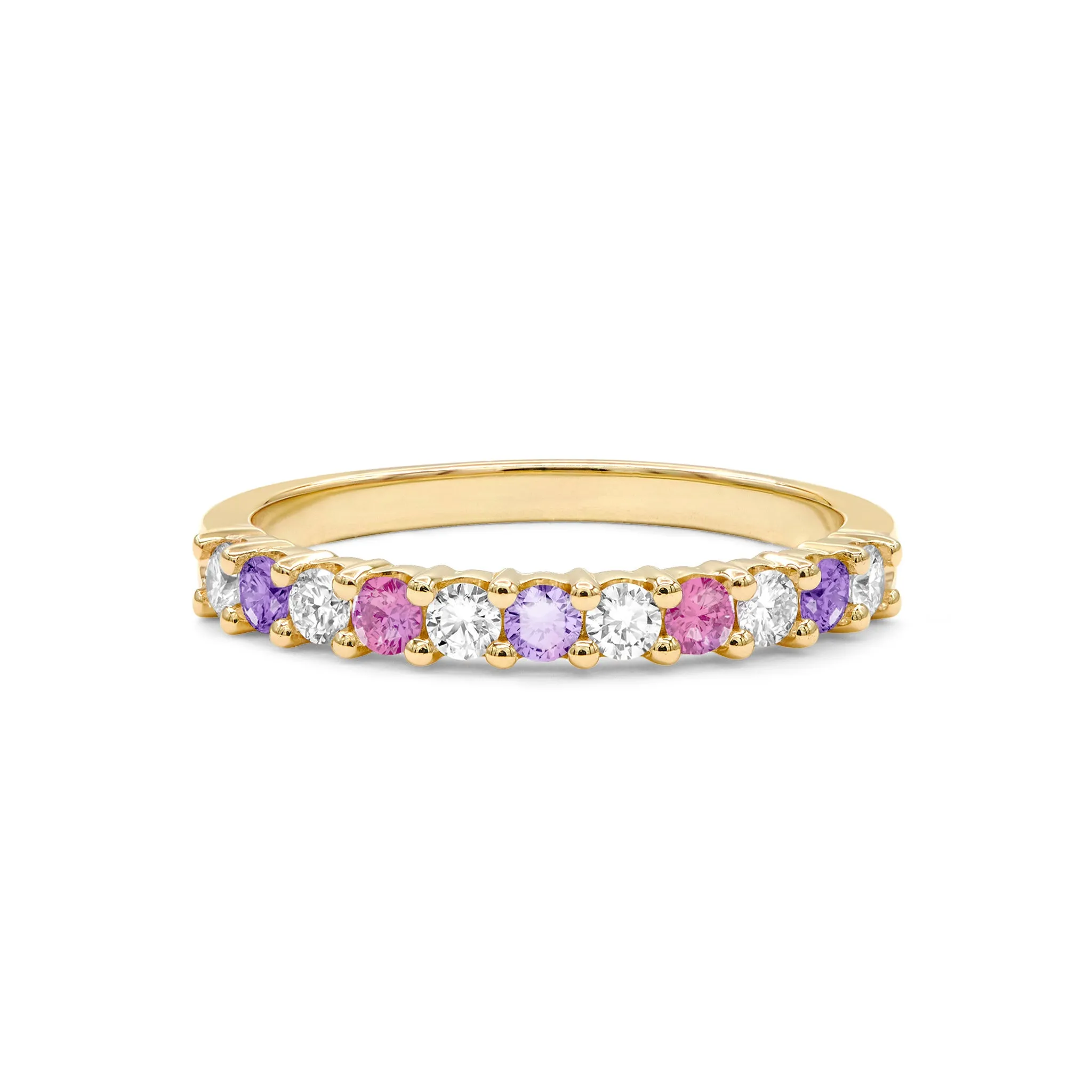 SAMPLE SALE De-Lovely Rosecliff Stackable Ring in 14k Gold Size 7.5 sold by Haverhill product image thumbnail 5