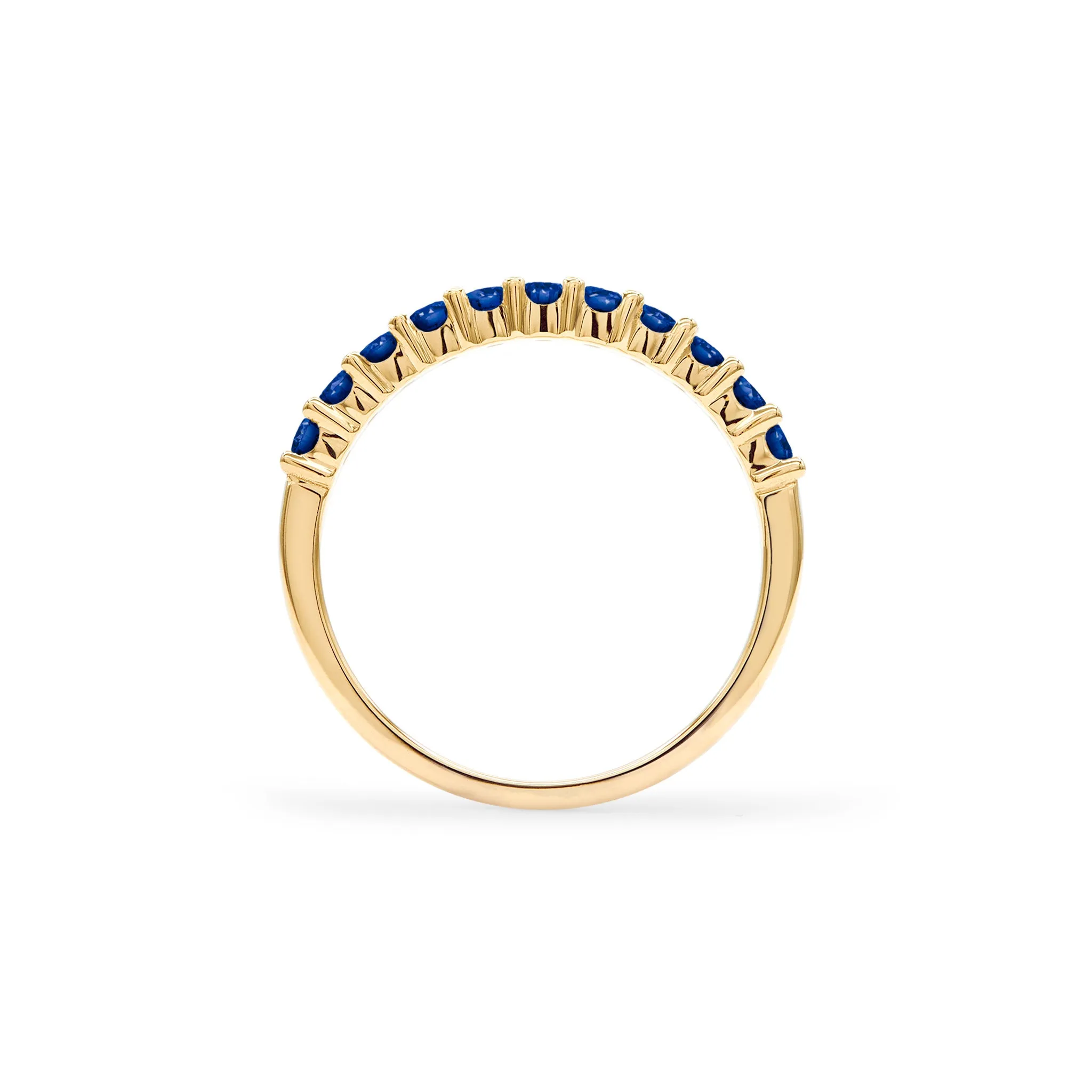 SAMPLE SALE Rosecliff Sapphire Stackable Ring in 14k Gold (September) Size 5 sold by Haverhill product image thumbnail 4
