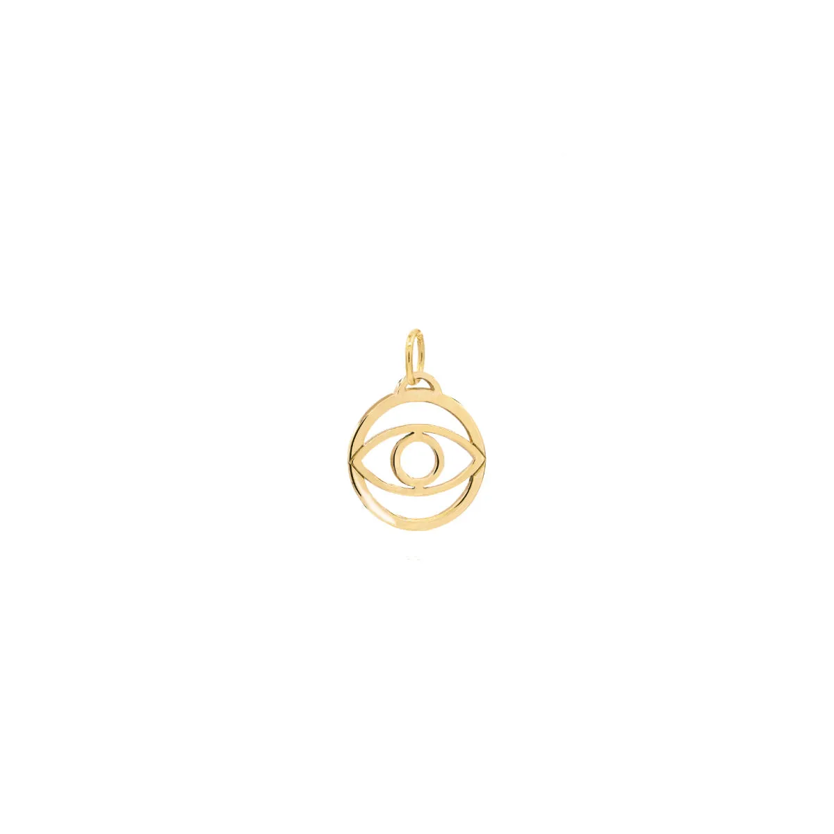 SAMPLE SALE Evil Eye Pendant in 14k Gold sold by Haverhill