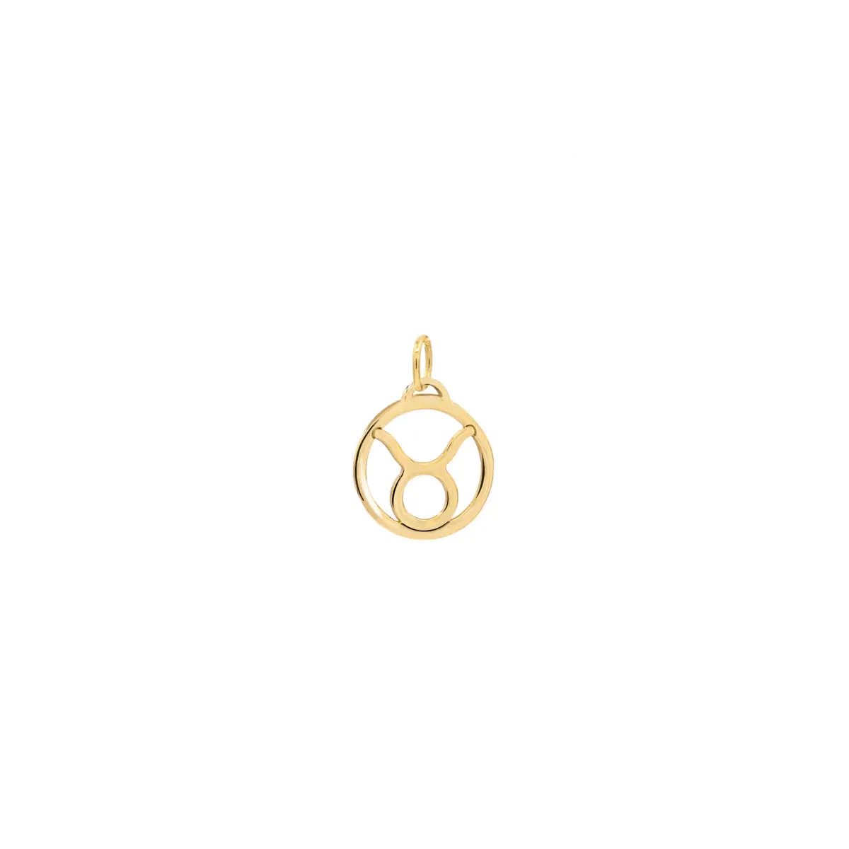 SAMPLE SALE Flat Taurus Pendant in 14k Gold sold by Haverhill