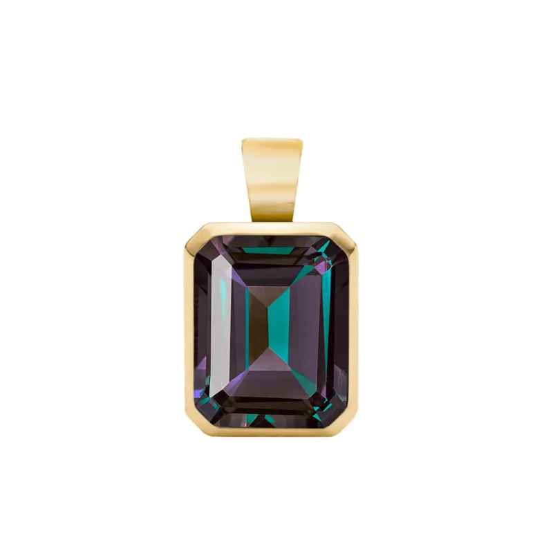 SAMPLE SALE Warren Alexandrite Pendant in 14k Gold (June) sold by Haverhill