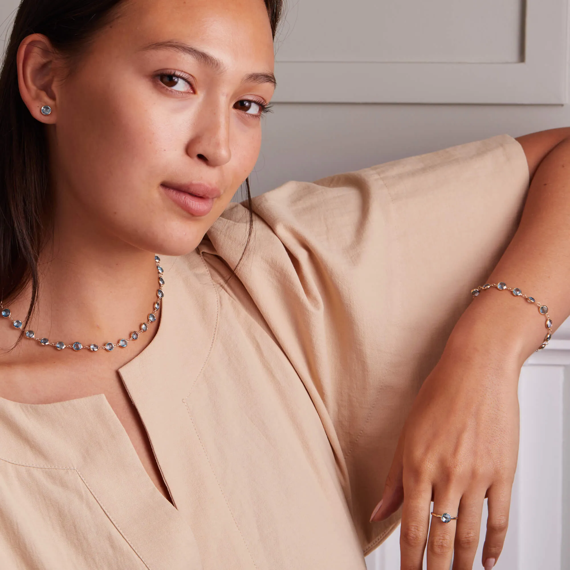 SAMPLE SALE Grand Nantucket Blue Topaz Ring in 14k Gold (December) Size 7 sold by Haverhill product image thumbnail 2