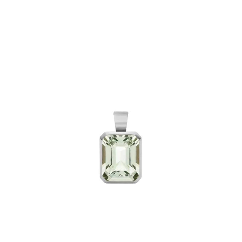 Warren Green Amethyst Pendant in 14k Gold (February) sold by Haverhill