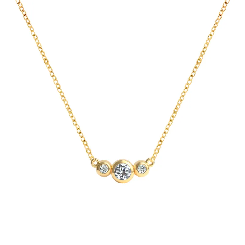 Barrington Birthstone Necklace in 14k Gold sold by Haverhill