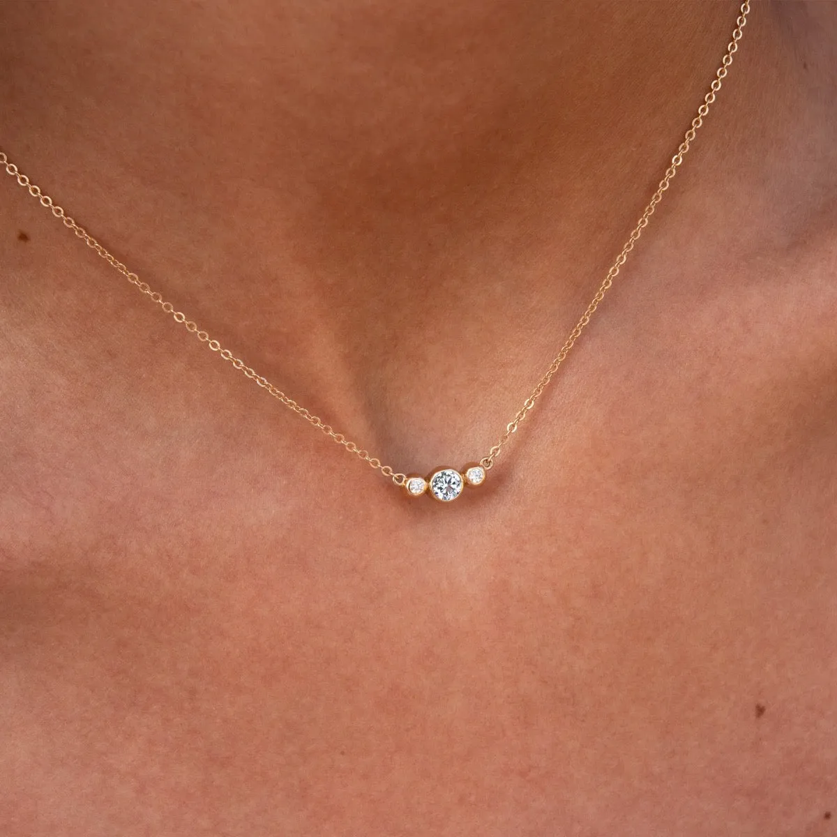 Barrington Birthstone Necklace in 14k Gold sold by Haverhill product image thumbnail 3