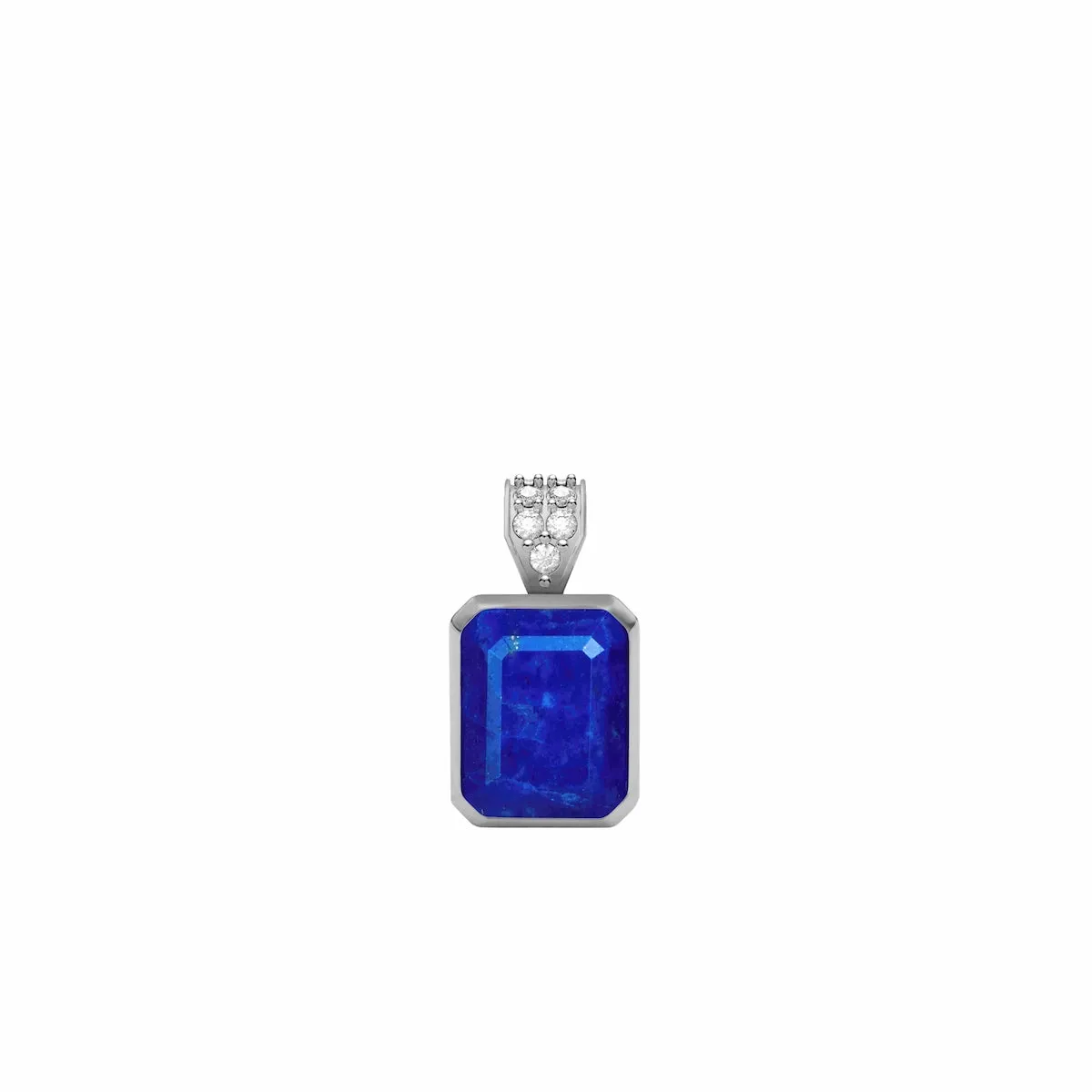 Warren Lapis Pendant with Diamond Bale in 14k Gold (September) sold by Haverhill product image thumbnail 4