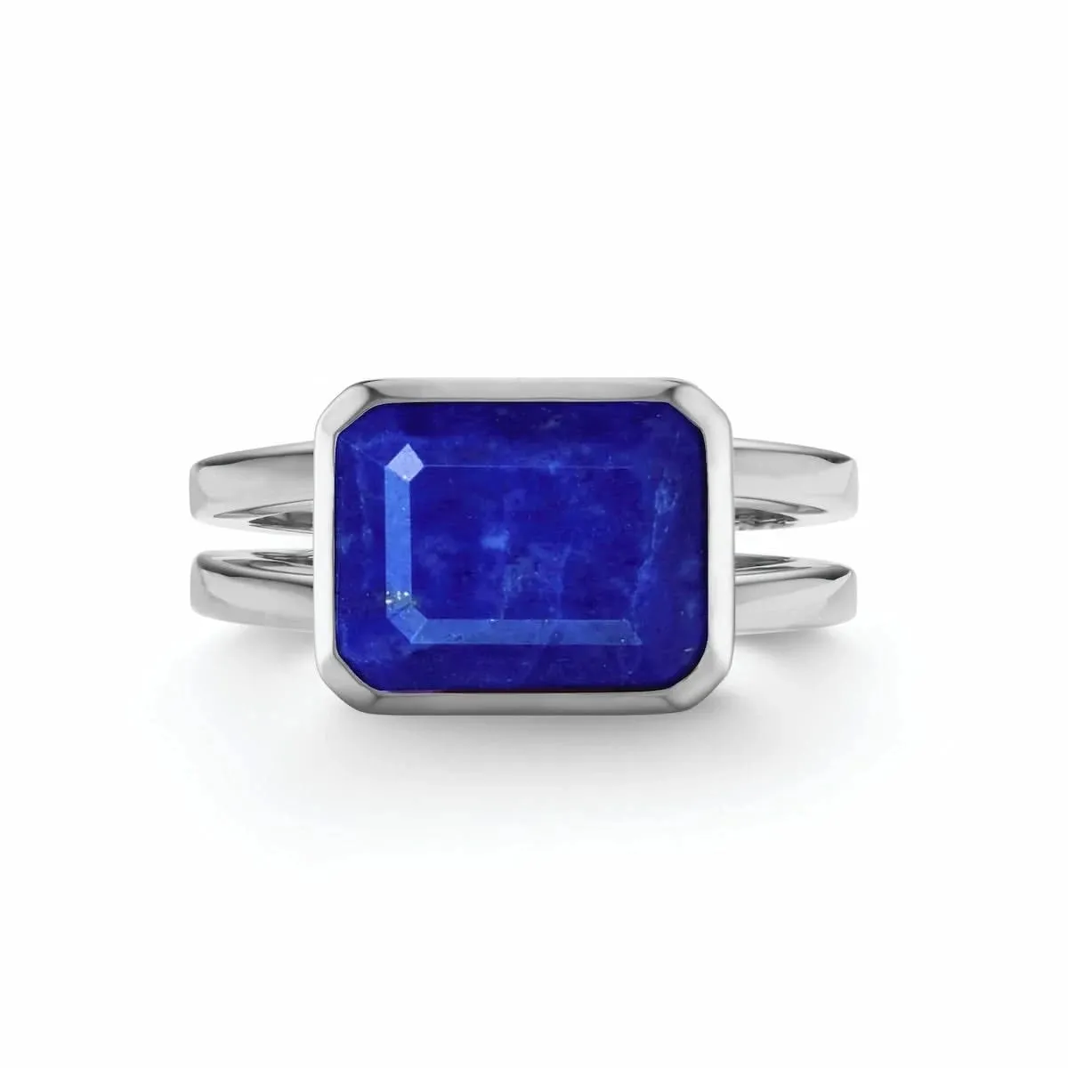 Warren Horizontal Lapis Ring in 14k Gold (September) sold by Haverhill product image thumbnail 4