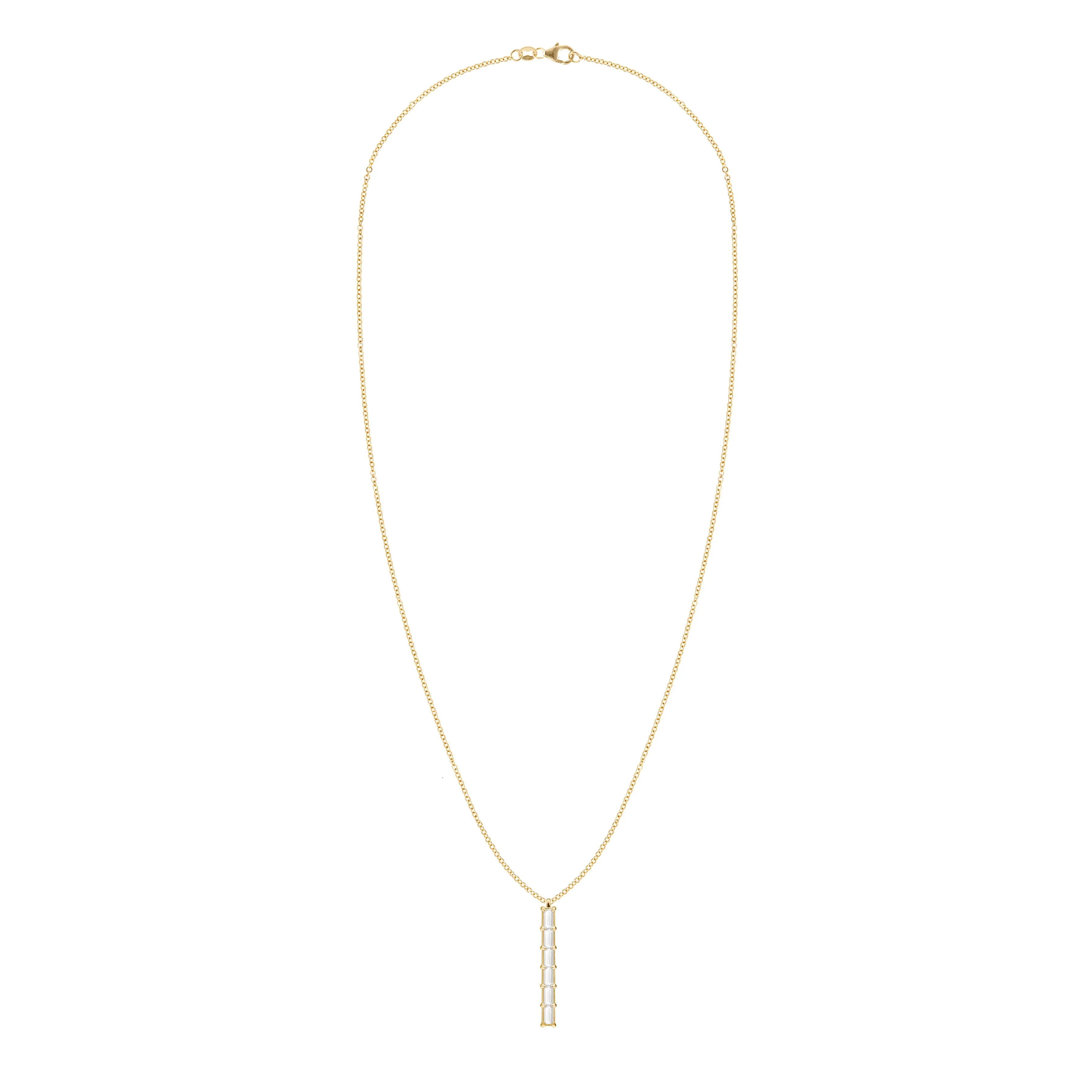 Personalized Providence 6 Birthstone Pendant in 14k Gold sold by Haverhill product image thumbnail 4