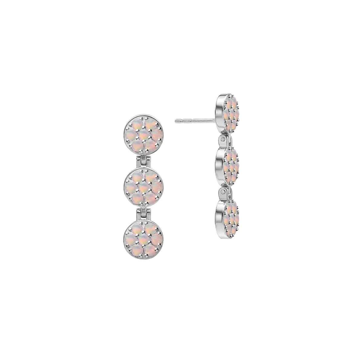 Rosecliff Opal Drop Earrings in 14k Gold (October) sold by Haverhill product image thumbnail 4