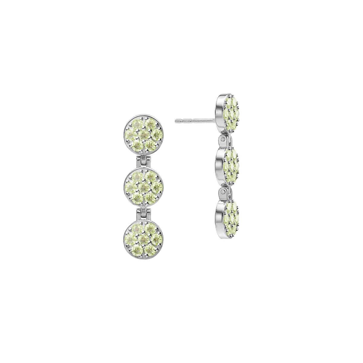 Rosecliff Peridot Drop Earrings in 14k Gold (August) sold by Haverhill product image thumbnail 4