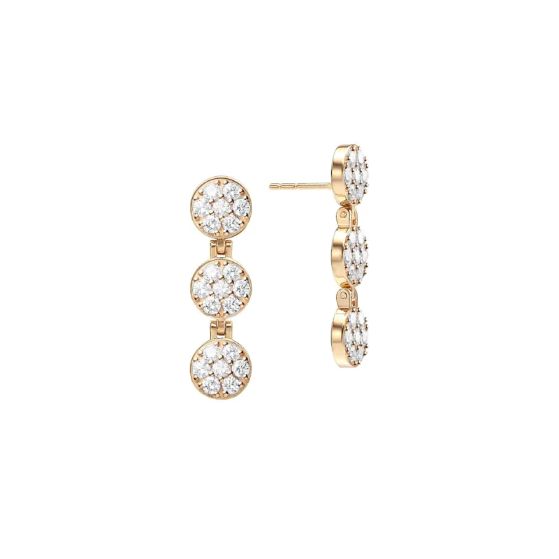 Rosecliff Diamond Drop Earrings in 14k Gold (April) sold by Haverhill