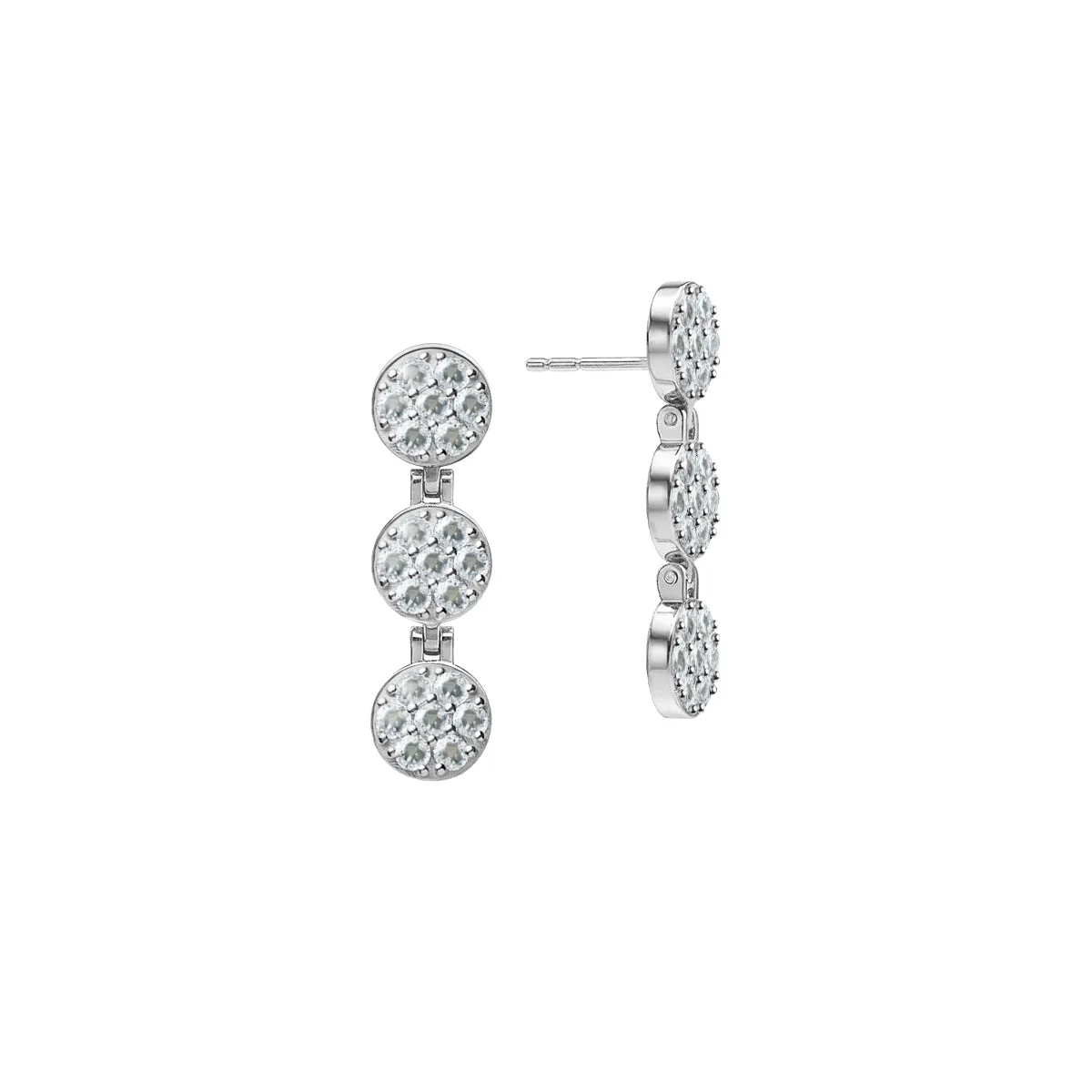 Rosecliff Aquamarine Drop Earrings in 14k Gold (March) sold by Haverhill product image thumbnail 4