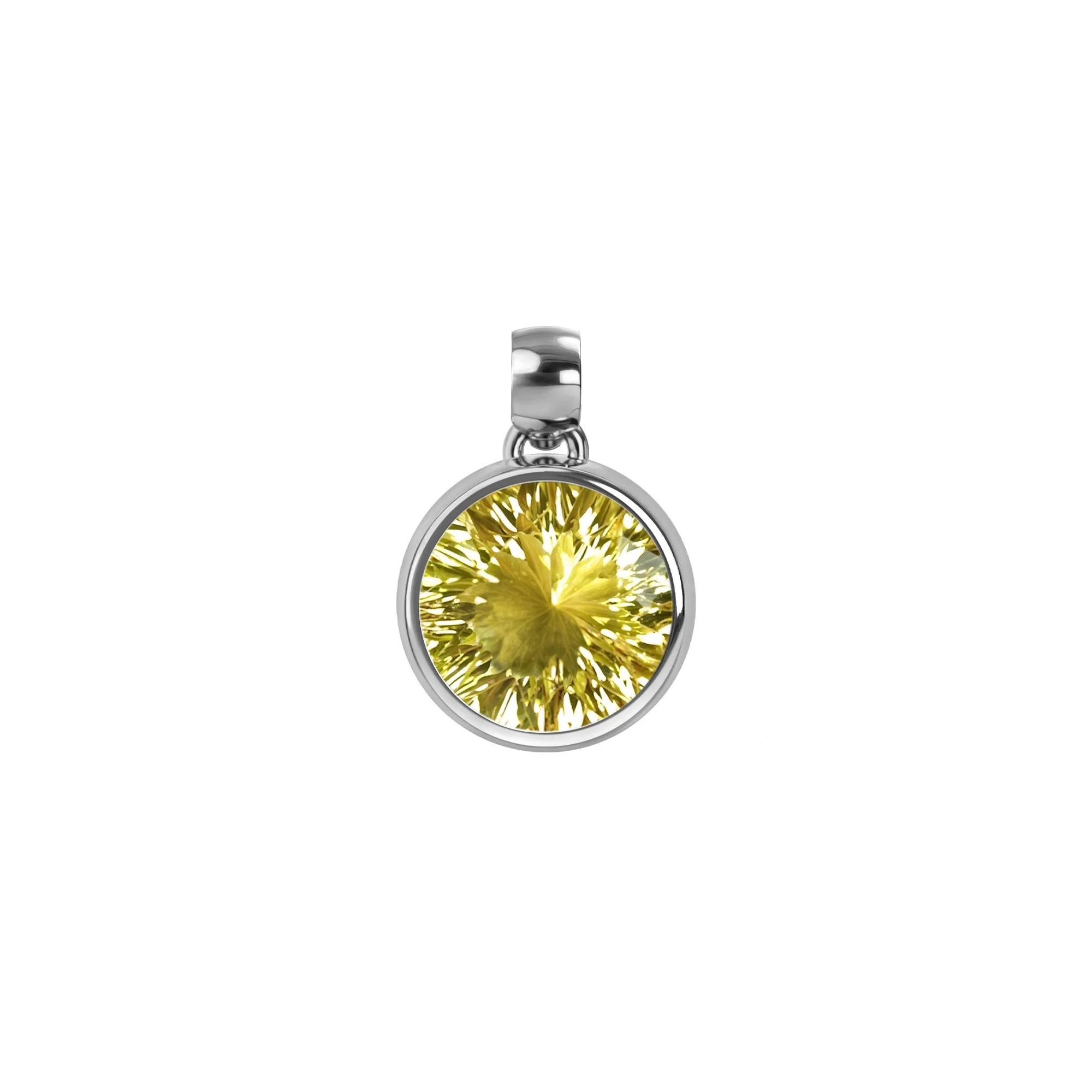 Jamestown Lemon Verbena Quartz Pendant in 14k Gold (August) sold by Haverhill product image thumbnail 5