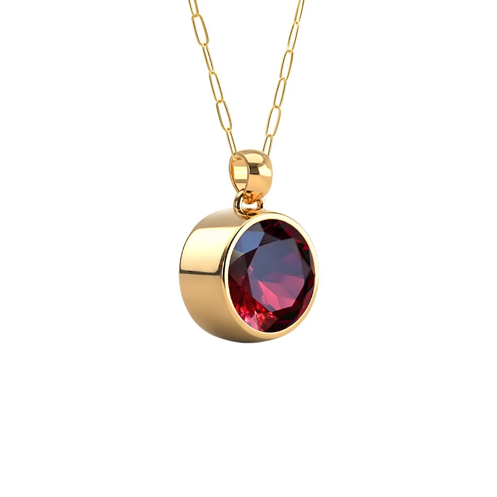Jamestown Ruby Pendant in 14k Gold (July) sold by Haverhill product image thumbnail 4