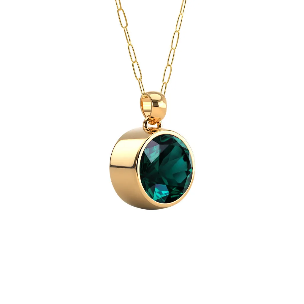 Jamestown Emerald Pendant in 14k Gold (May) sold by Haverhill product image thumbnail 4