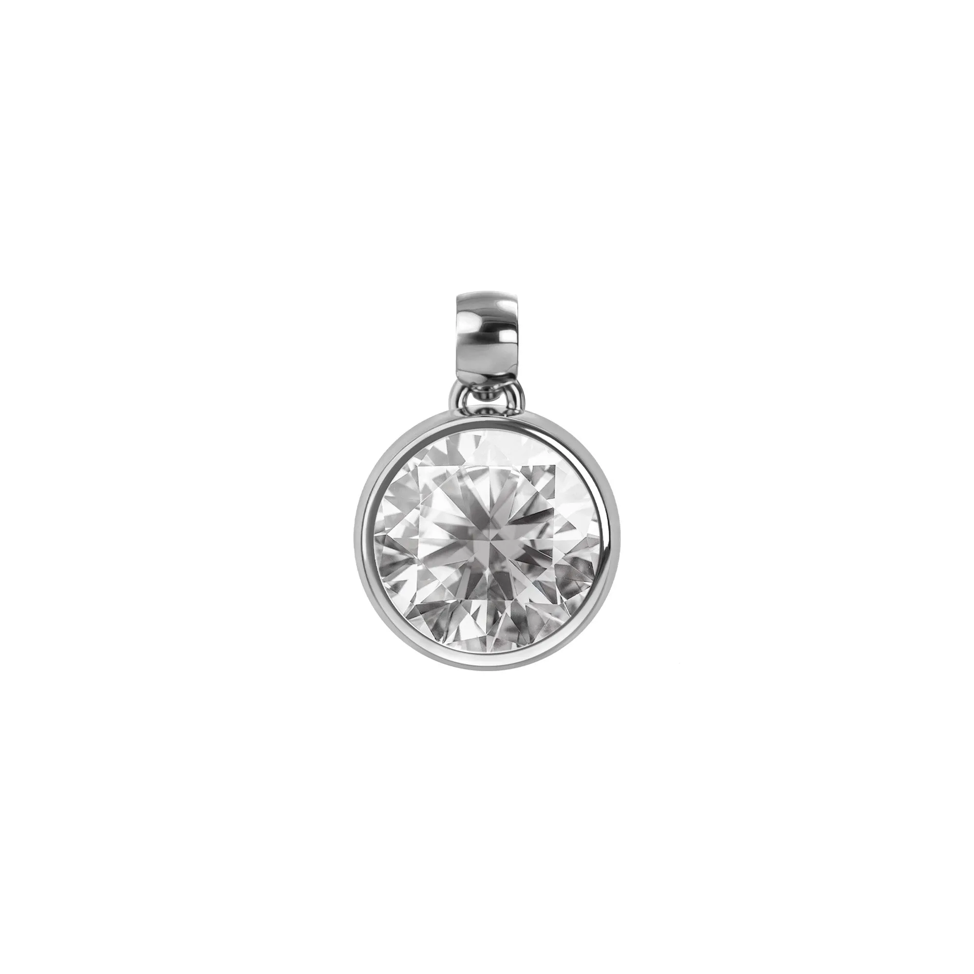 Jamestown White Topaz Pendant in 14k Gold (April) sold by Haverhill product image thumbnail 5