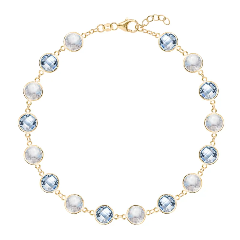 Newport Grand Santorini Bracelet in 14k Gold made by Haverhill