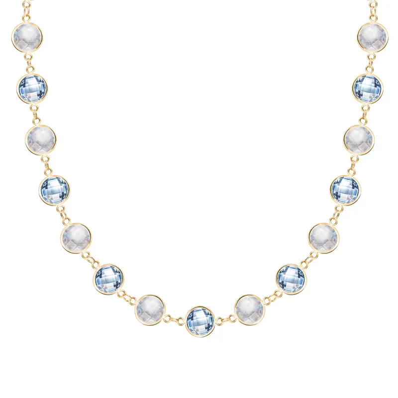 Newport Grand Santorini Necklace in 14k Gold made by Haverhill