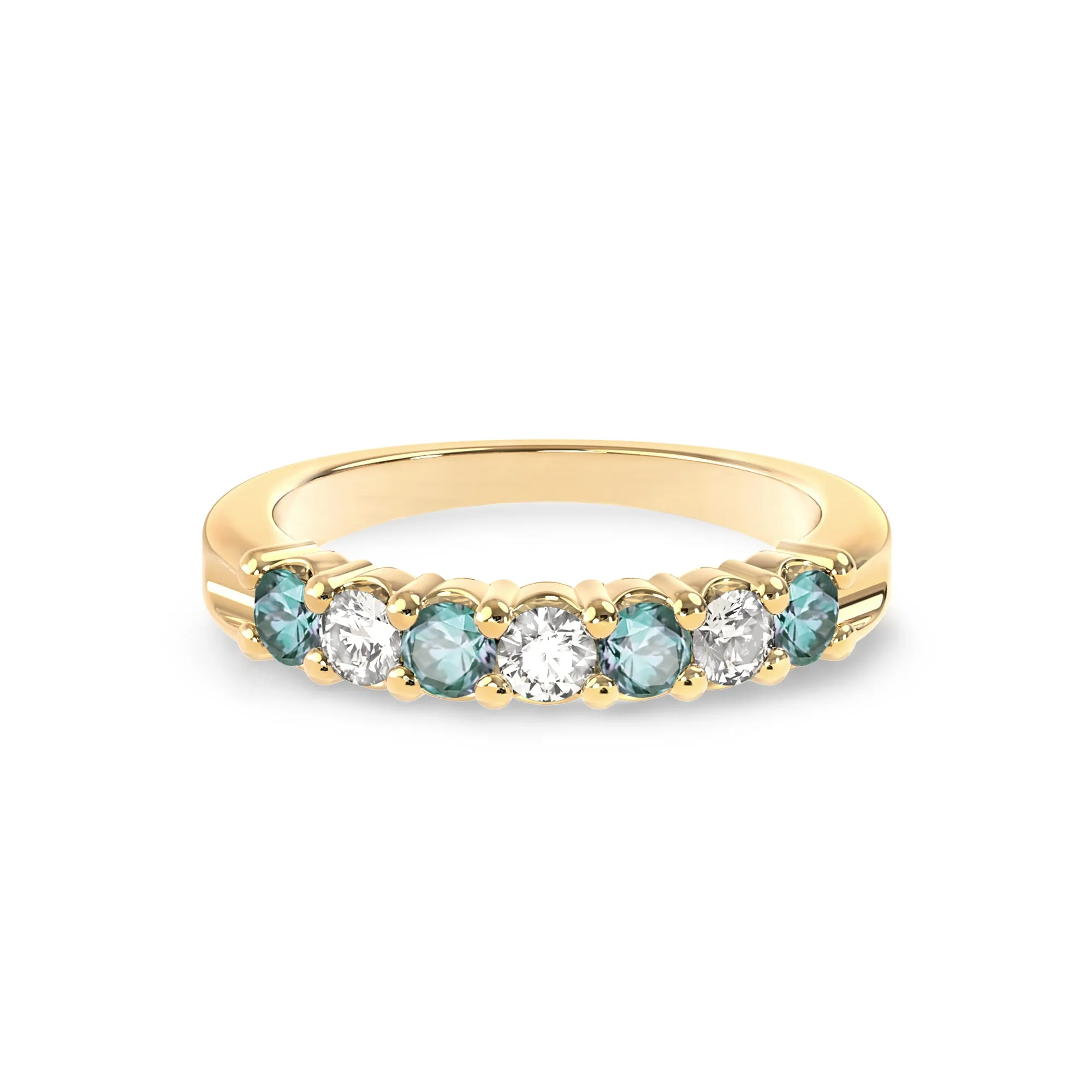 Rosecliff Luxe Diamond & Alexandrite Stackable Ring in 14k Gold (June) sold by Haverhill product image thumbnail 5
