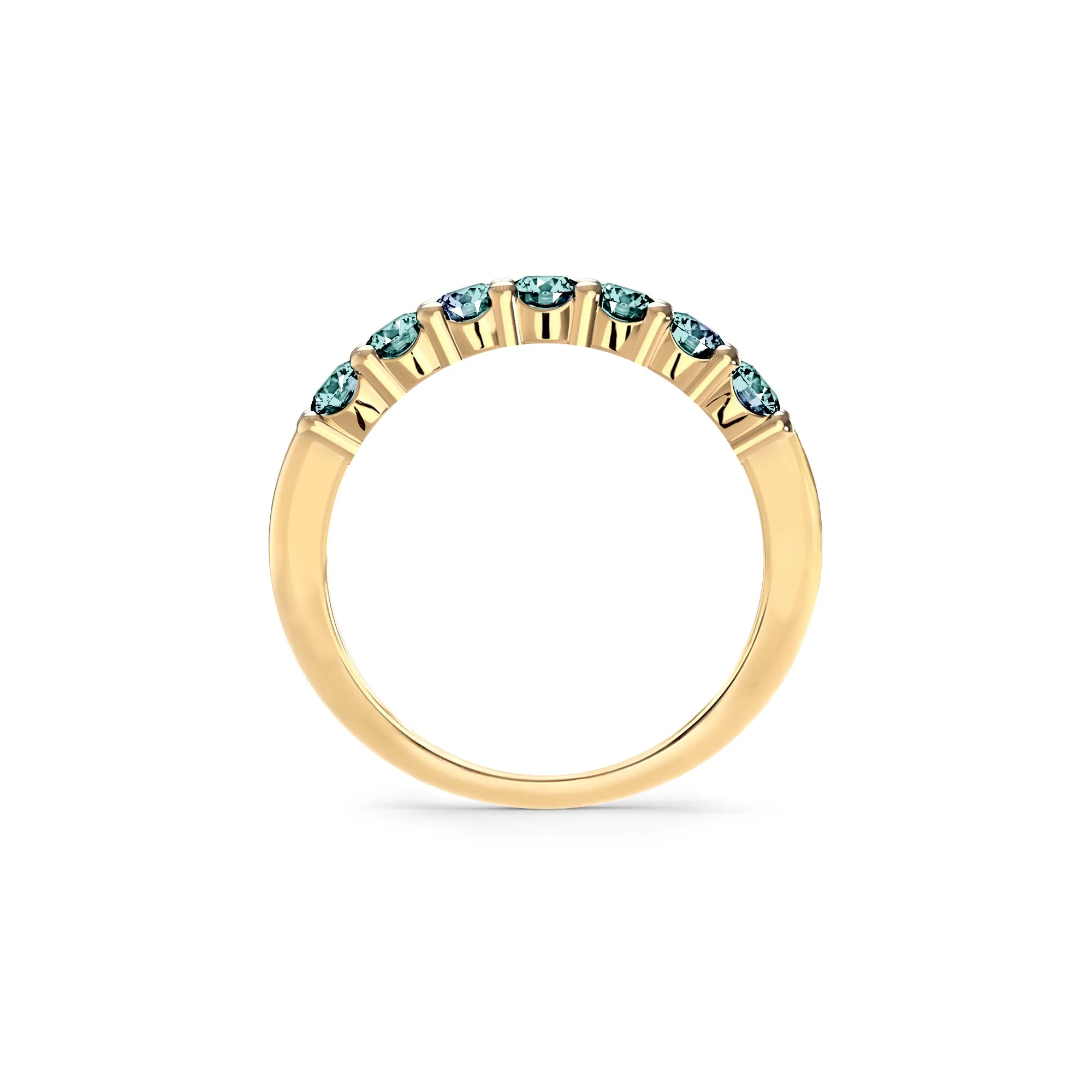 Rosecliff Luxe Alexandrite Stackable Ring in 14k Gold (June) sold by Haverhill product image thumbnail 4